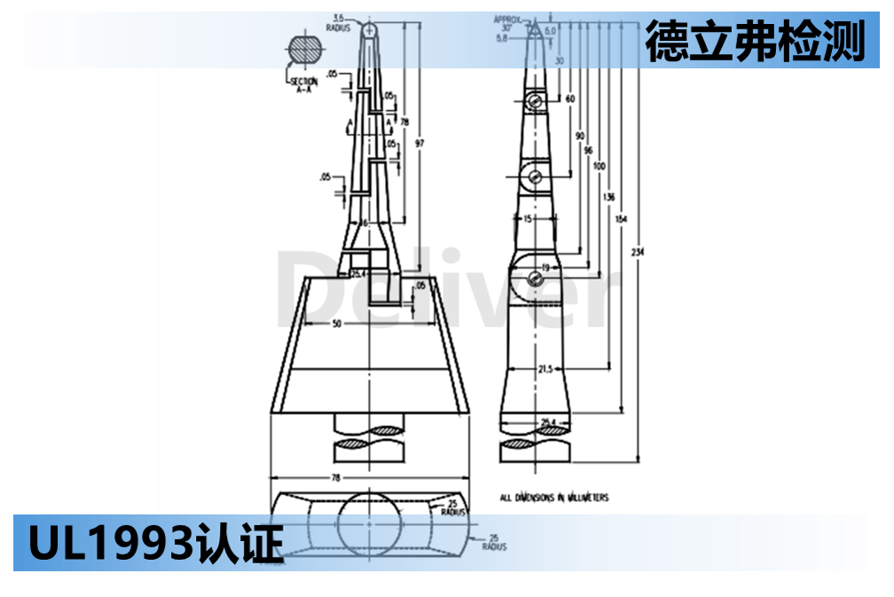 UL1993测试手指介绍